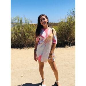 Unisex tie dye oversized t-shirt XXL